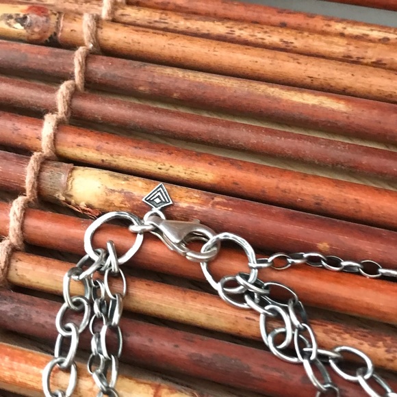 Silpada Sterling Silver Multi Chain Necklace Silver Pendant. 16” - Picture 4 of 7